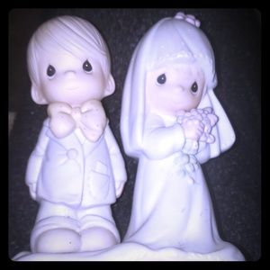 Precious moments bride and groom